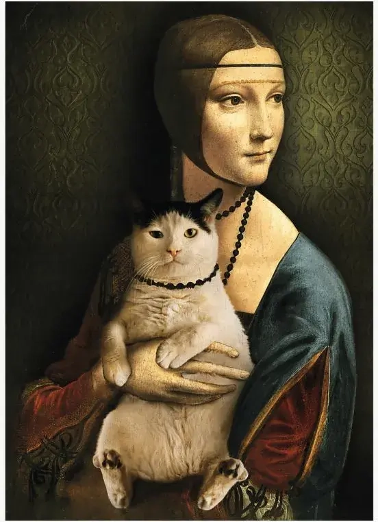 Lady with a Cat