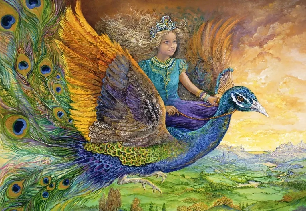 Peacock Princess - Josephine Wall