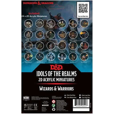 D&D Idols of the Realms 2D Miniaturen: Wizards & Warriors - 2D Set