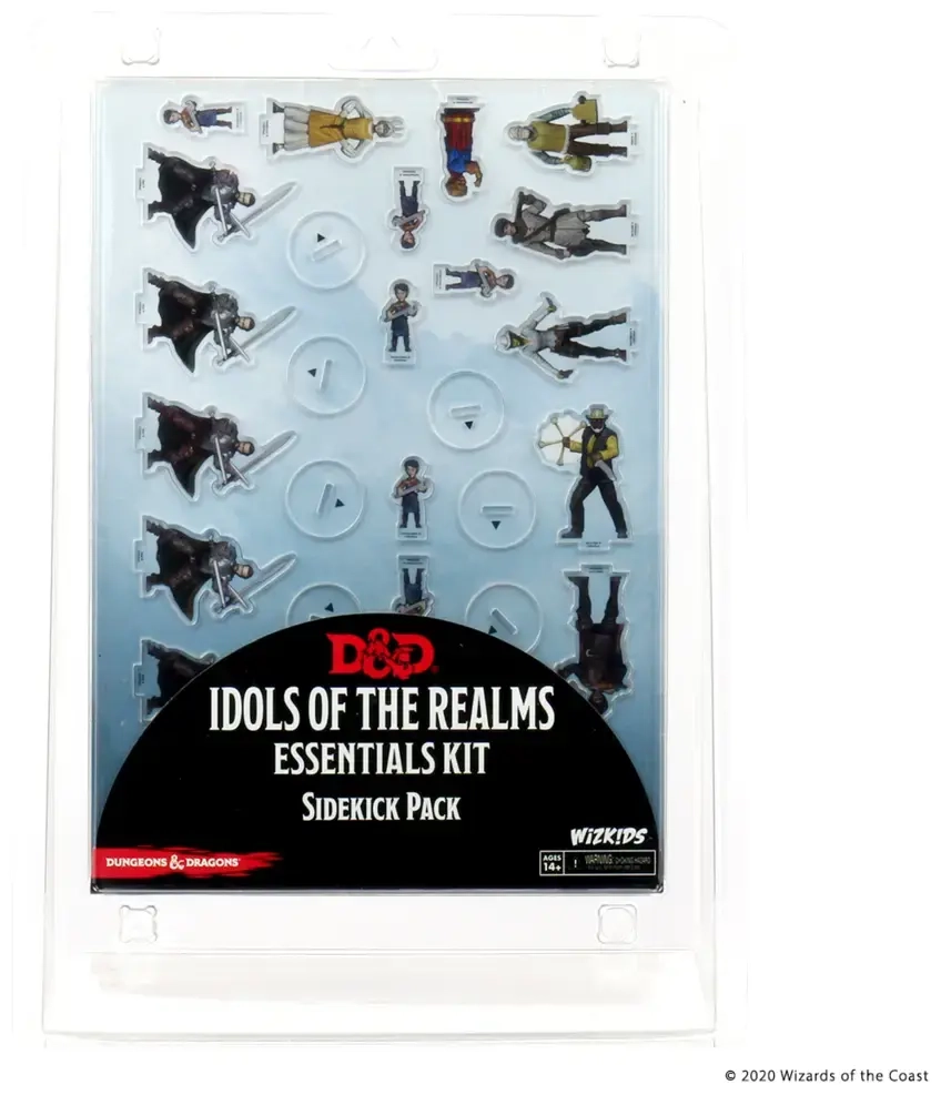 D&D Icons of the Realms: Essentials 2D Miniatures - Sidekick Pack - EN