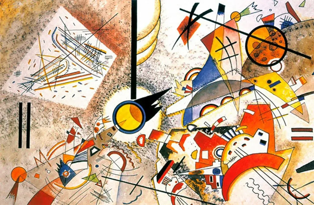 Kandinsky, Bustling Aquarelle