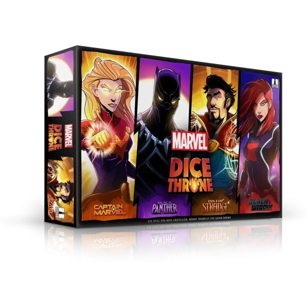 Marvel Dice Throne: Box 2 (Captain Marvel, Black Panther, Doctor Strange, Black Widow) - DE