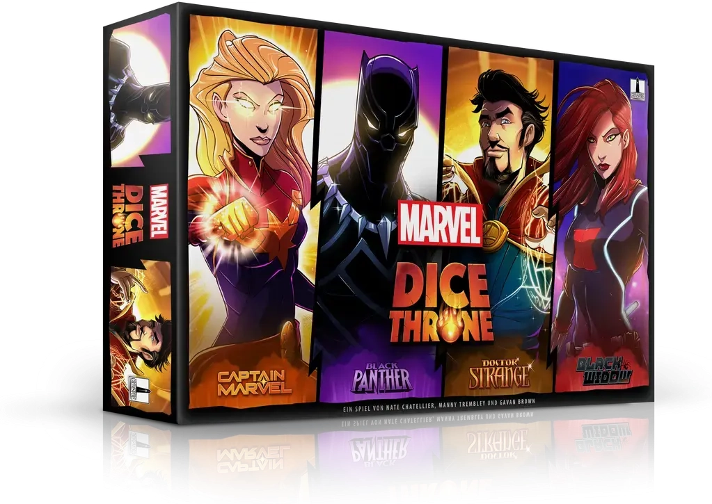 Marvel Dice Throne: Box 2 (Captain Marvel, Black Panther, Doctor Strange, Black Widow) - DE