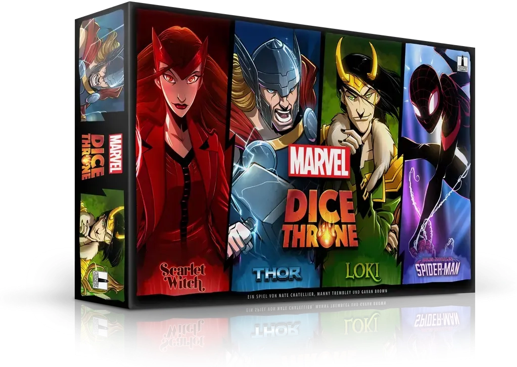 Marvel Dice Throne: Box 1 (Scarlet Witch, Thor, Loki, Spider-Man) - DE