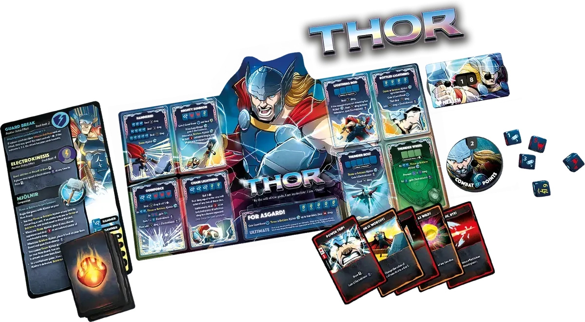 Marvel Dice Throne: Box 1 (Scarlet Witch, Thor, Loki, Spider-Man) - DE