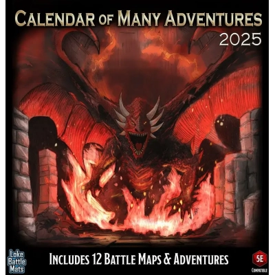 Calendar of Many Adventures 2025 - EN