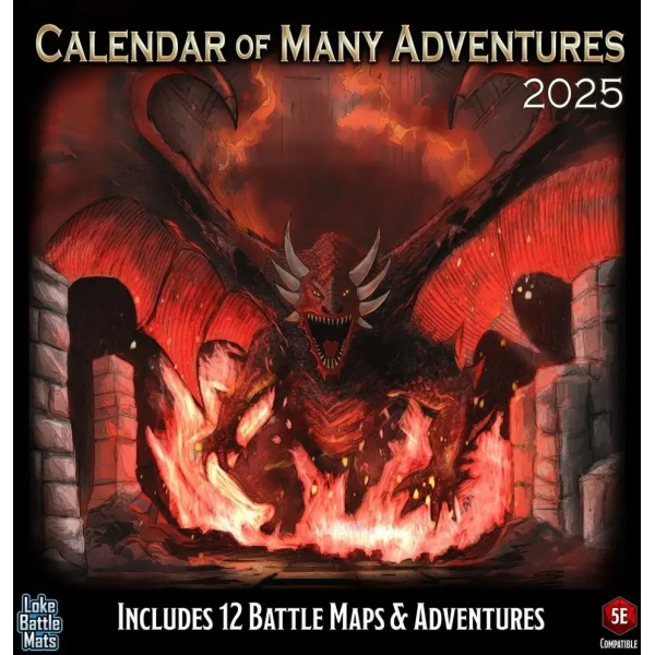 Calendar of Many Adventures 2025 - EN