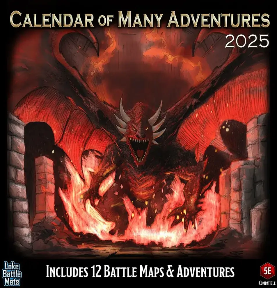 Calendar of Many Adventures 2025 - EN