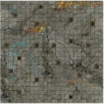 Dungeon Gaming Mat 60x60cm Grid