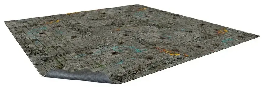 Dungeon Gaming Mat 90x90cm Grid