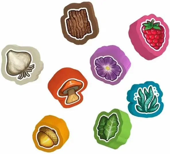 Wild Gardens: Premium Wooden Ingredients Pack - EN