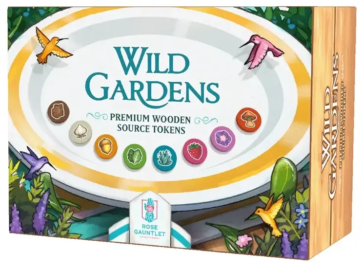 Wild Gardens: Premium Wooden Source Token Pack - EN