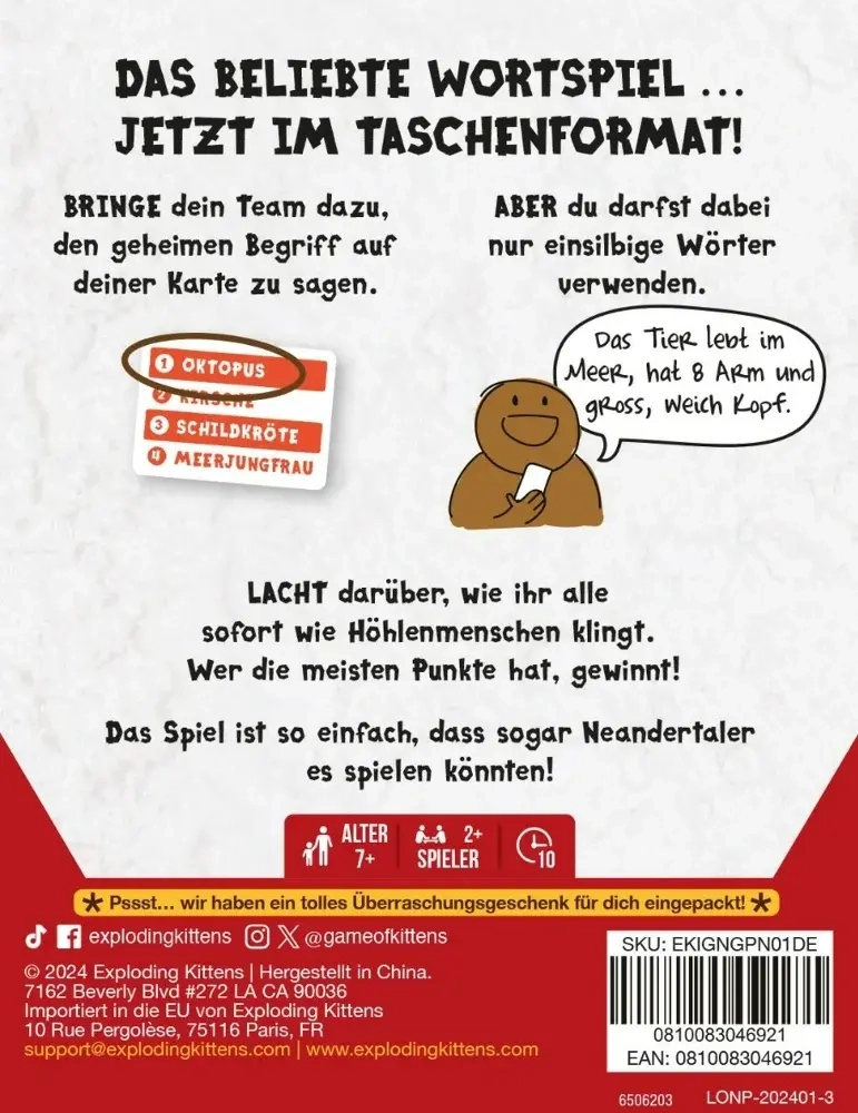 Poesie für Neandertaler: Grab & Game