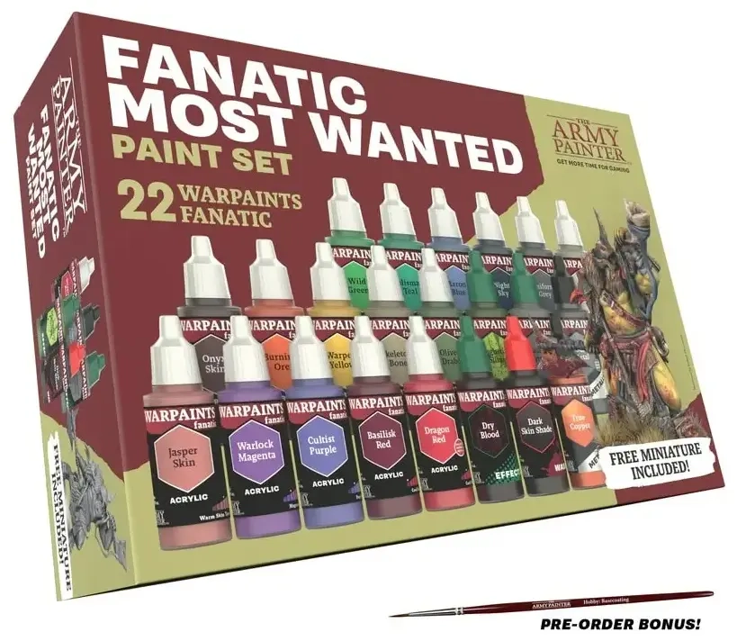 Army Painter – Fanatic Most Wanted Paint Set