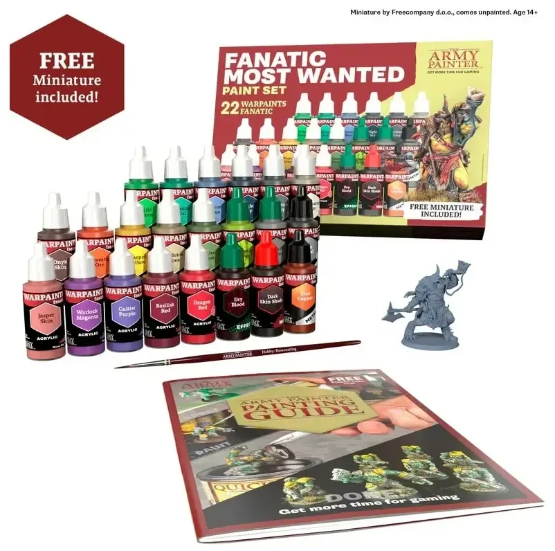 Army Painter – Fanatic Most Wanted Paint Set