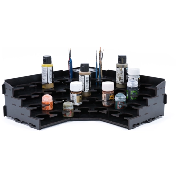 Black Rack Corner Paint Rack Top (Pigment)