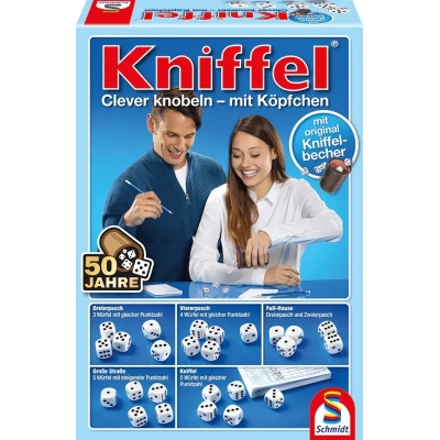 Kniffel mit Lederwürfelbecher