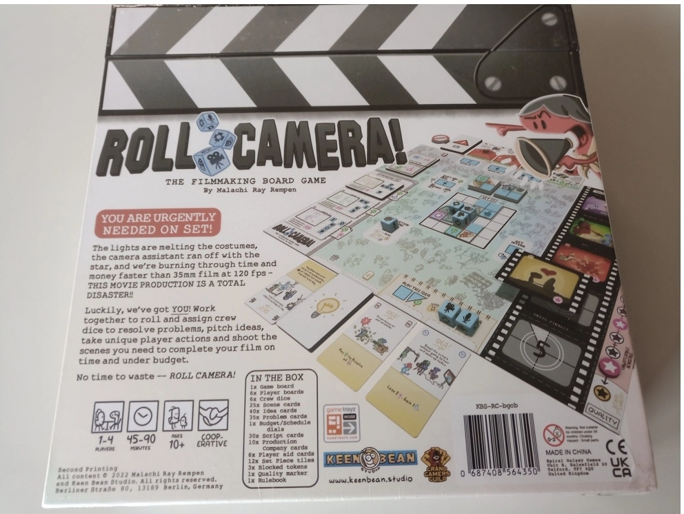 Roll Camera The Filmmaking Board Game - EN (Defekte Verpackung)