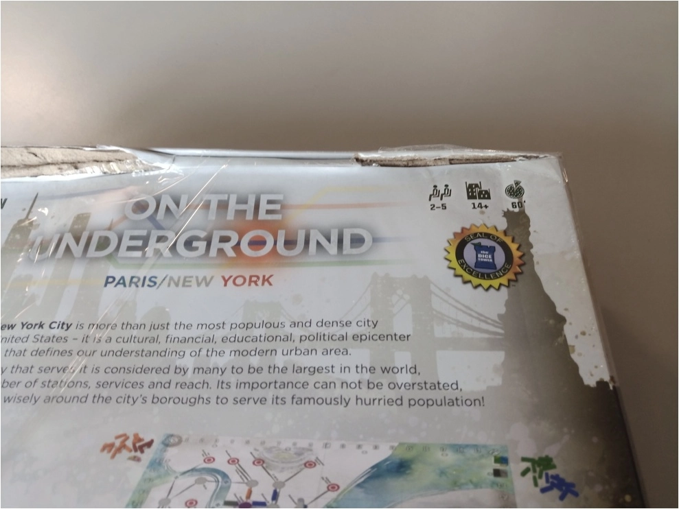 On the Underground: Paris - New York - EN (Defekte Verpackung)