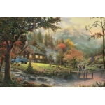 Idylle am Fluss - Thomas Kinkade