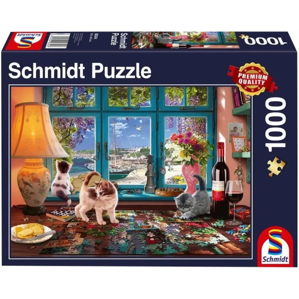 Am Puzzle-Tisch