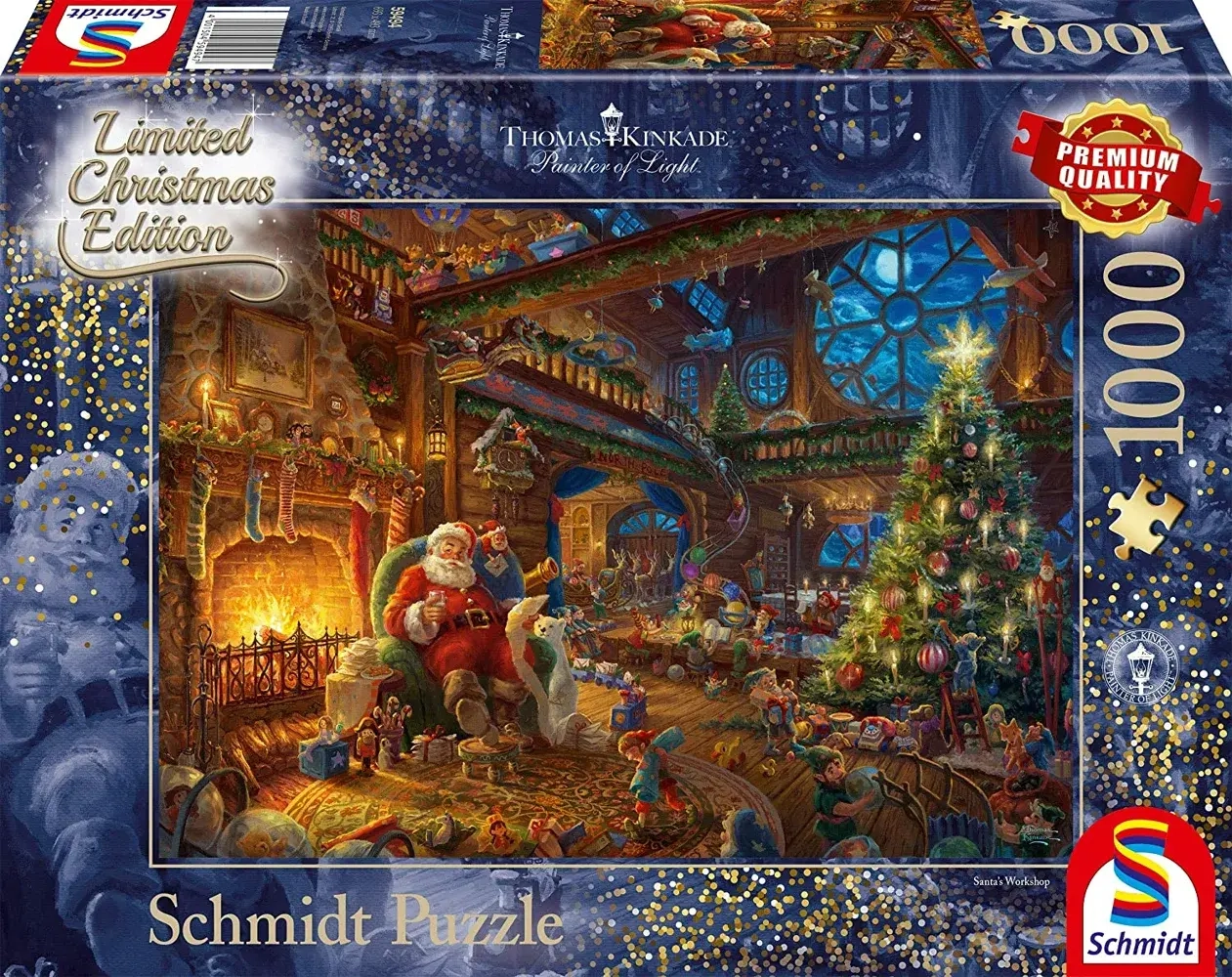 Der Weihnachtsmann und seine Wichtel