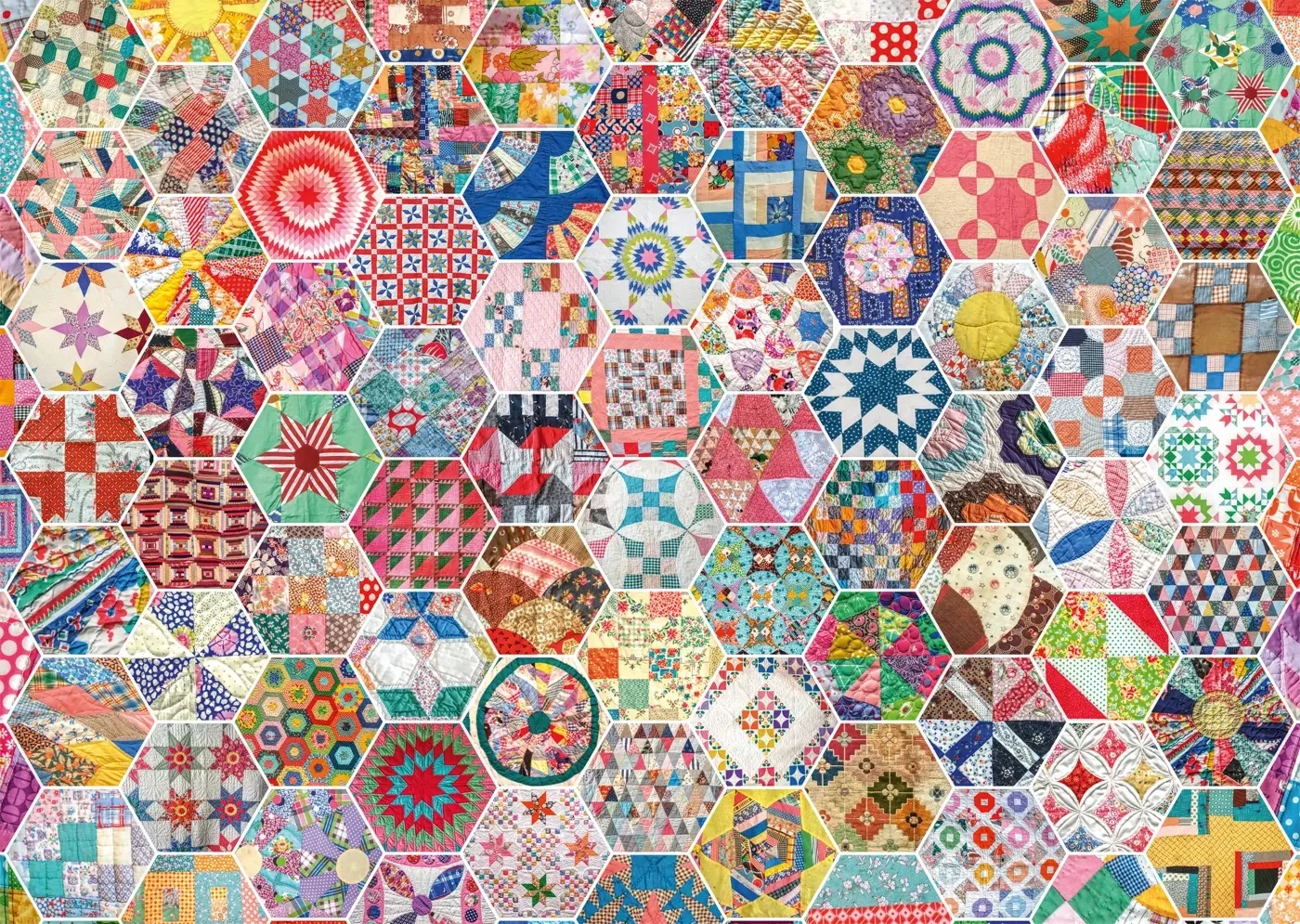 Amerikanischer Patchwork Quilt