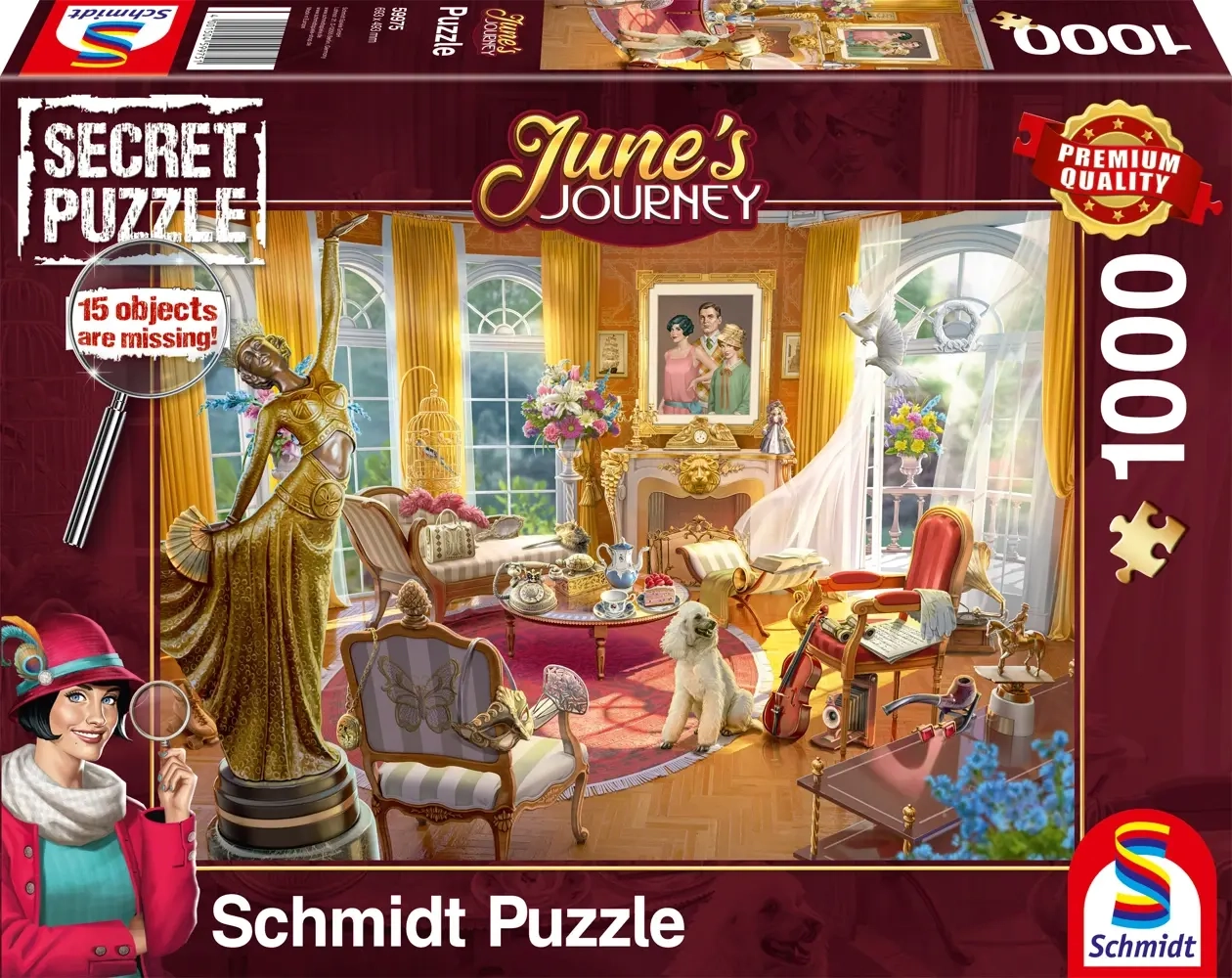 Salon des Orchideenanwesens - Junes Reise - Secret Puzzle