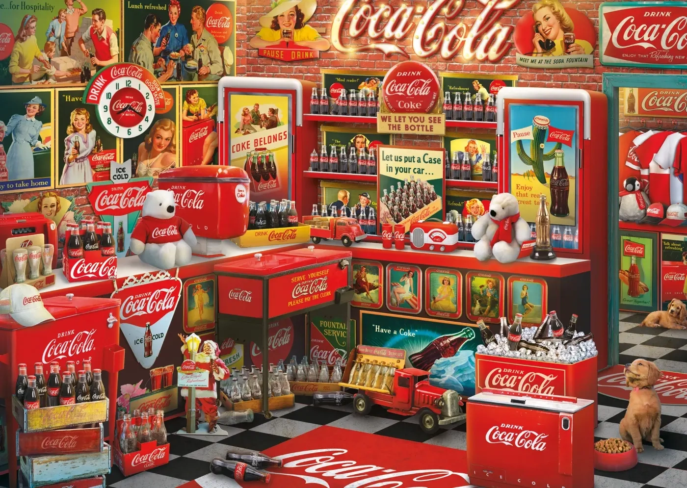 Coca Cola Nostalgie-Shop