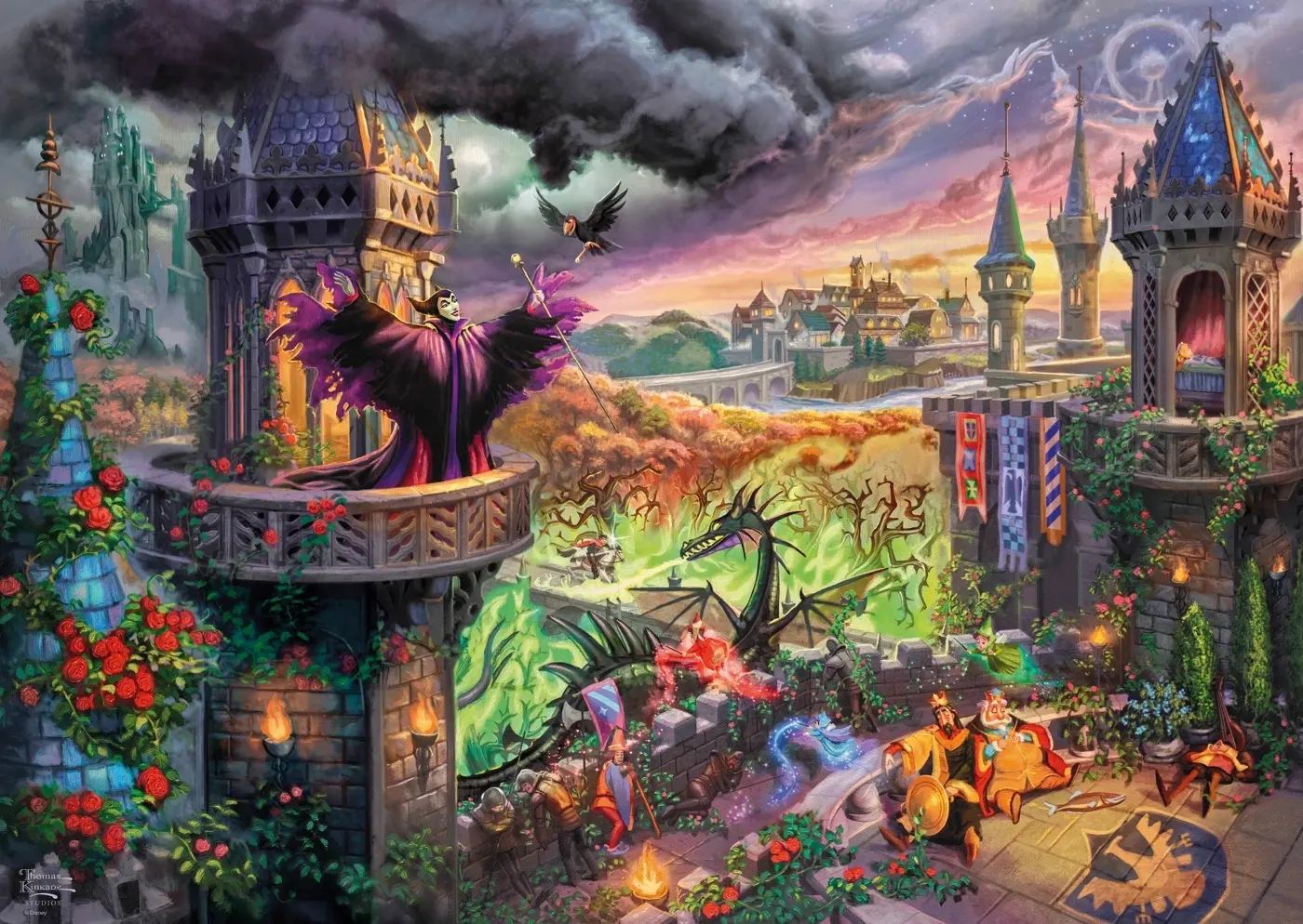 Disney Maleficent - Thomas Kinkade Studios