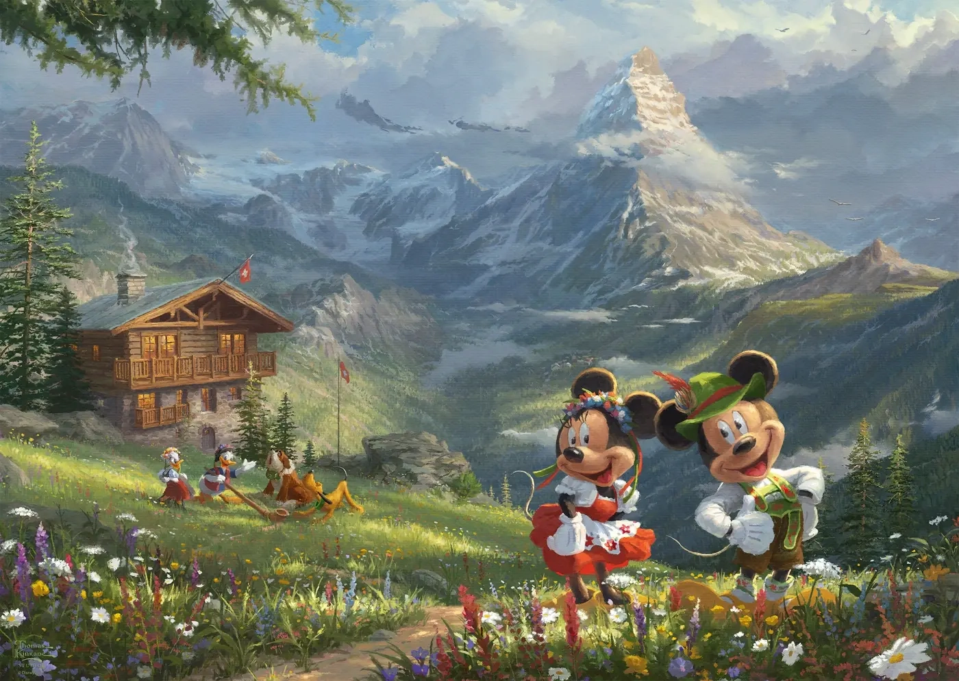 Disney Mickey & Minnie in den Alpen