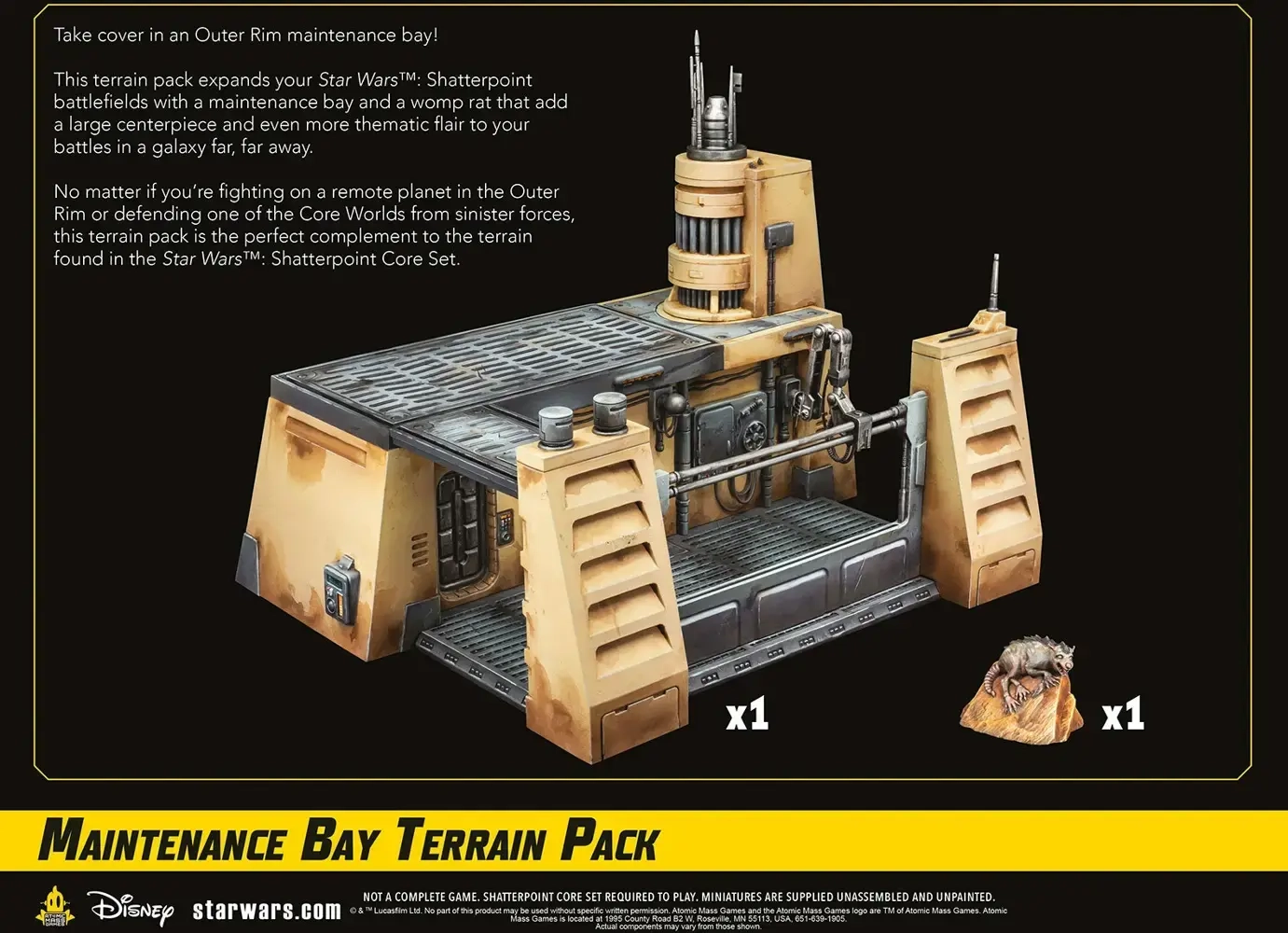 Star Wars: Shatterpoint – Maintenance Bay Terrain Pack