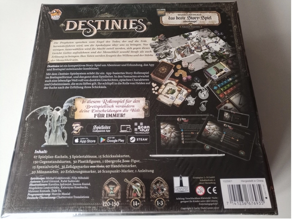 Destinies (Defekte Verpackung)