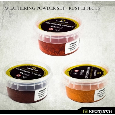 Weathering Powder Set – Rust Effects