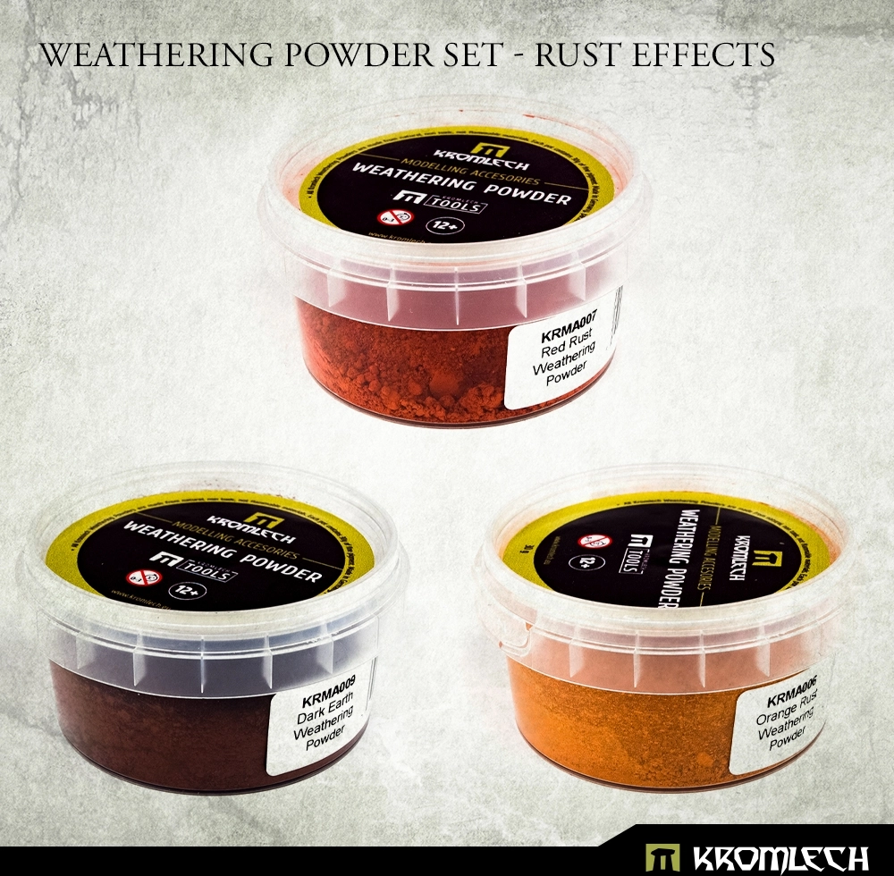 Weathering Powder Set – Rust Effects