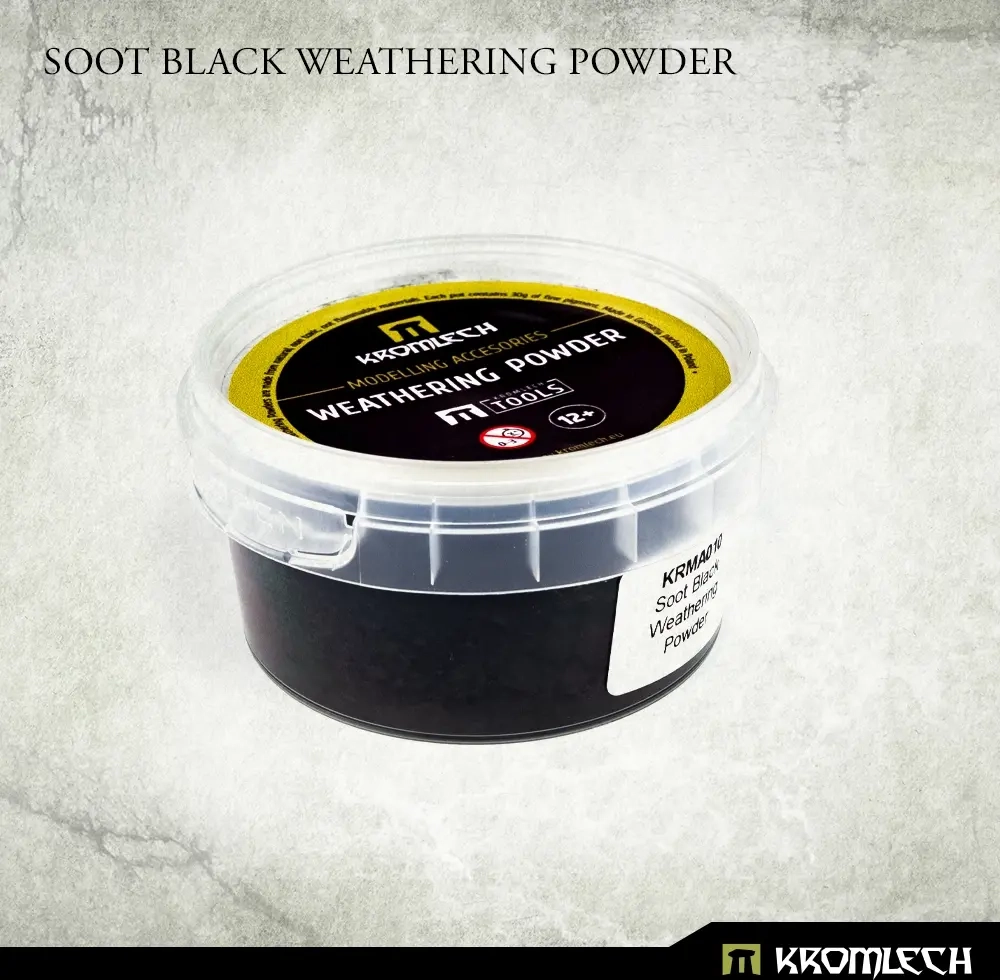 Soot Black Weathering Powder