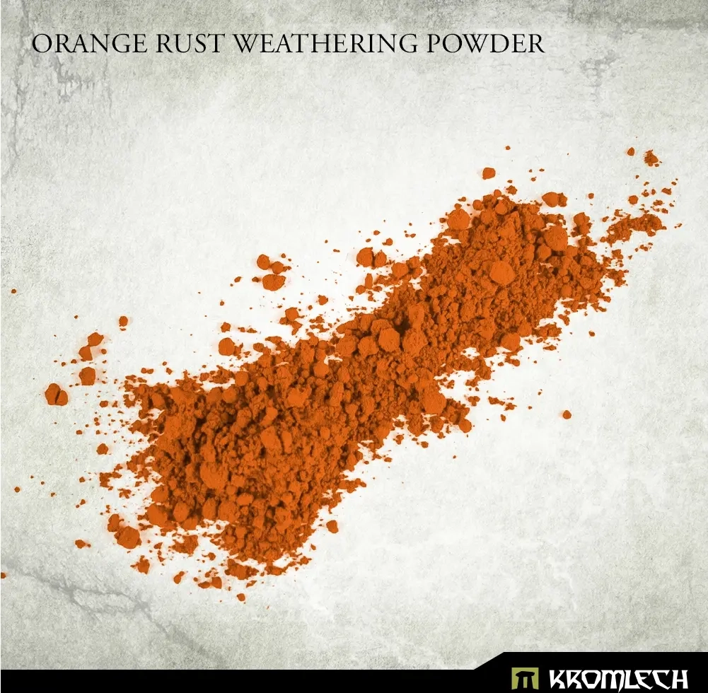 Orange Rust Weathering Powder