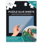 Puzzle Glue Sheets - Selbstklebende Puzzlefolie für 3000 Teile Puzzle - Jig & Puz