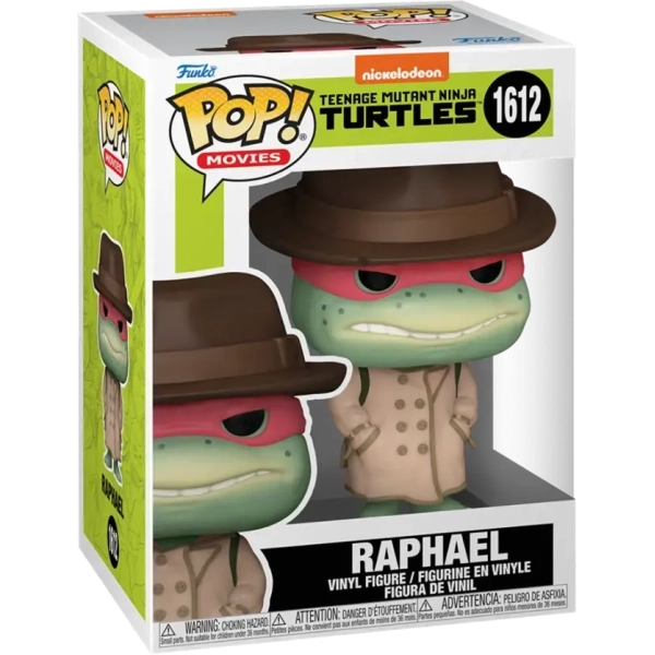 Funko POP! Movies: TMNT - Raphael w/Coat & Hat