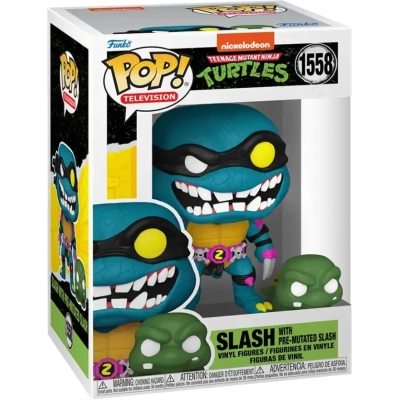 Funko POP! POP&Buddy: TMNT S4 – Slash & Pre-mutated