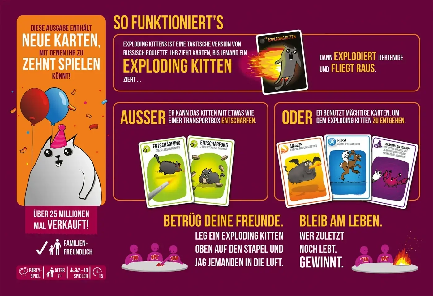 Exploding Kittens: Party-Pack