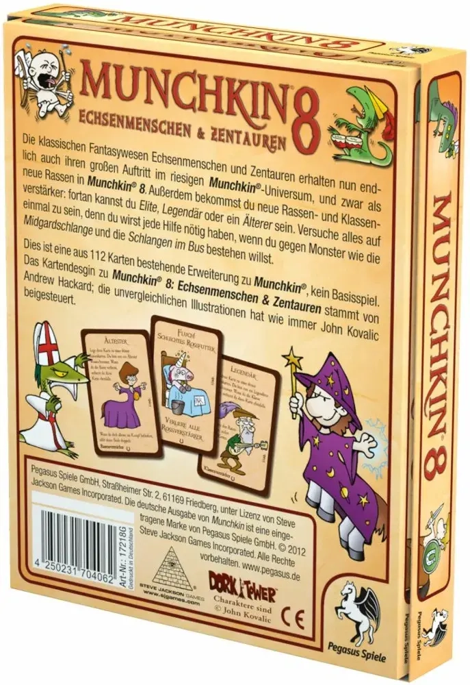 Munchkin 8: Echsenmenschen & Zentauren