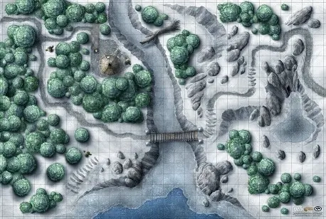 D&D Icewind Dale Encounter Map Set (2x 20x30)