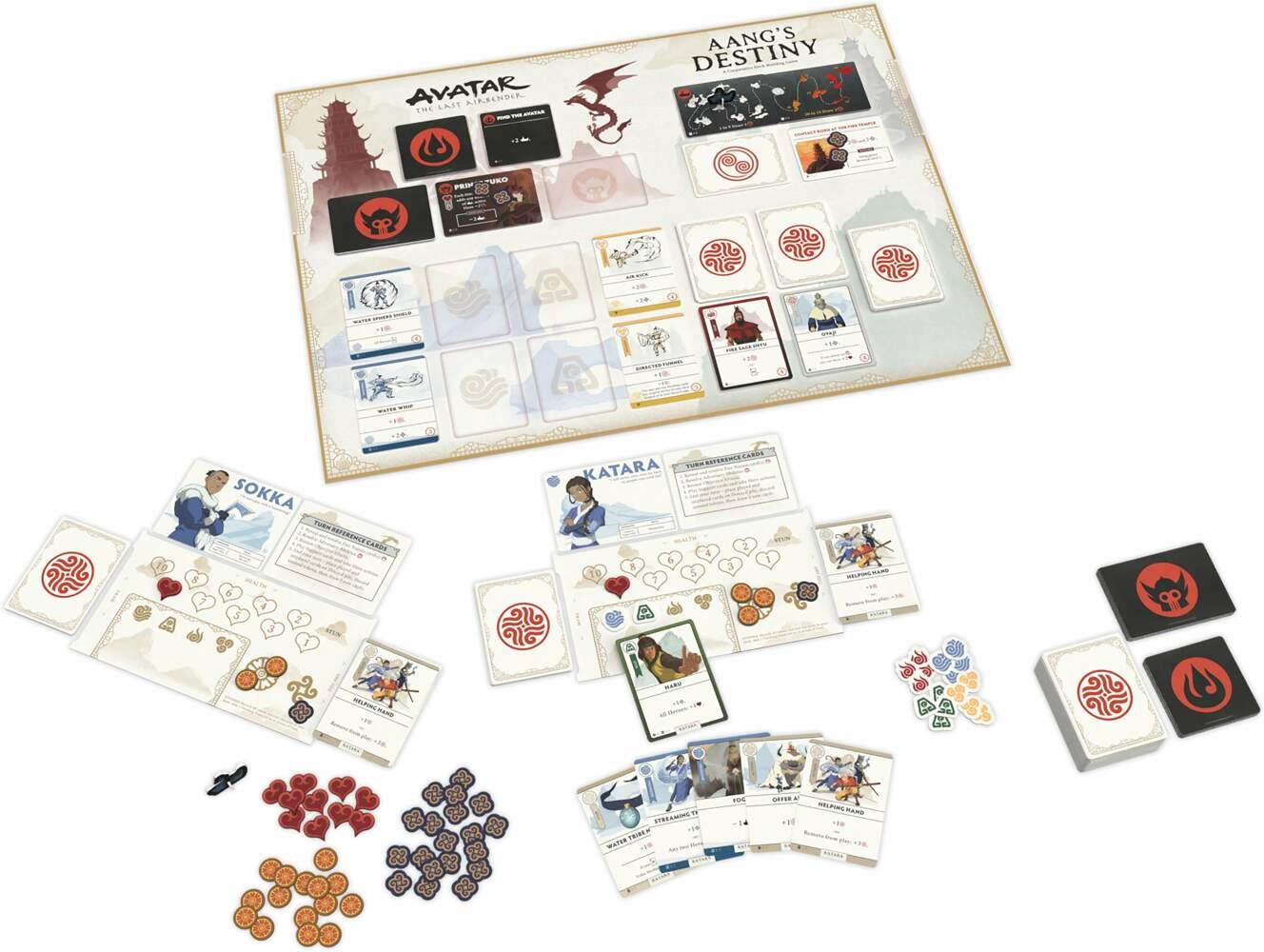 Avatar The Last Airbender: Aang's Destiny A Cooperative Deck-Building Game - EN