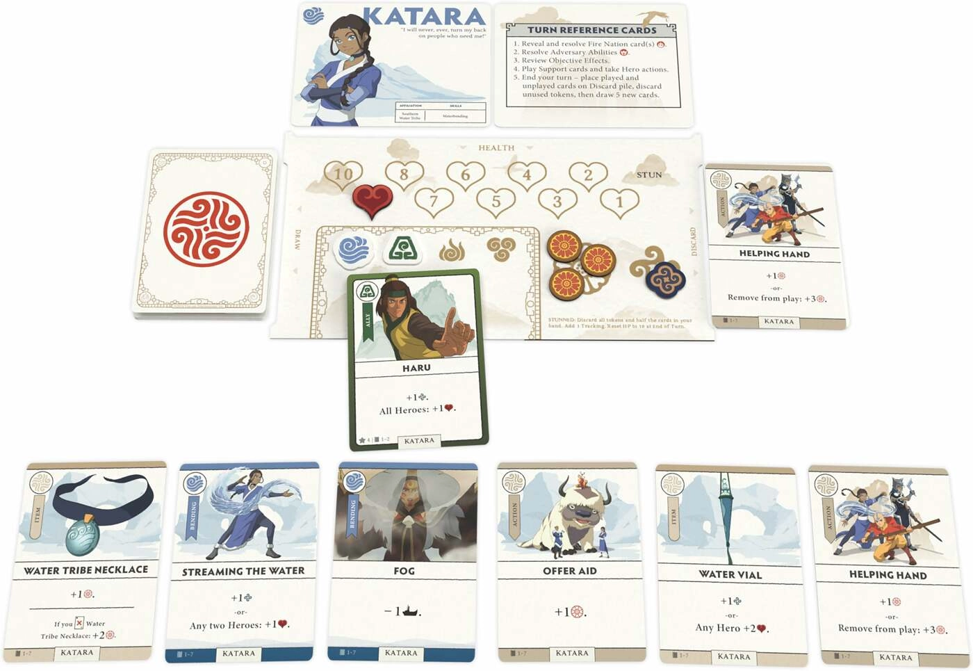 Avatar The Last Airbender: Aang's Destiny A Cooperative Deck-Building Game - EN