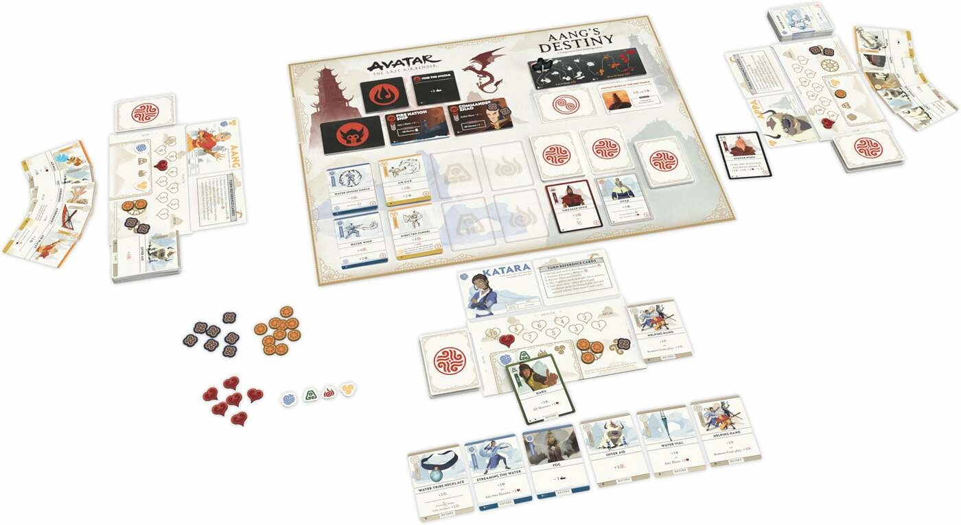 Avatar The Last Airbender: Aang's Destiny A Cooperative Deck-Building Game - EN