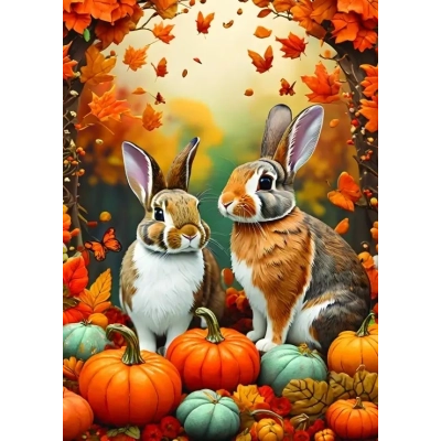 Autumn Bunnies