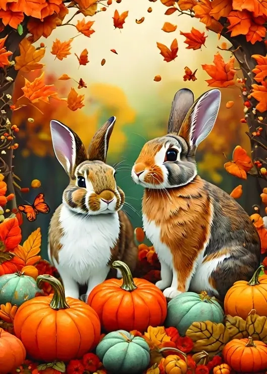 Autumn Bunnies