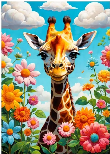 Niedliche Giraffe