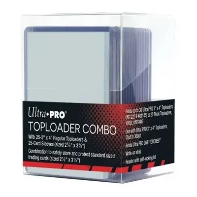 Toploader Deck Box Combo (inkl. 25 Toploader & 25 Sleeves)